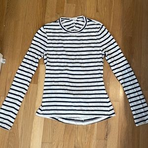 A.L.C. Open Back Long Sleeve Shirt